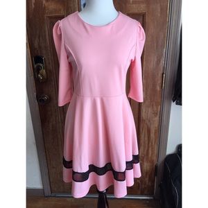 Fashion A-line knee length dress